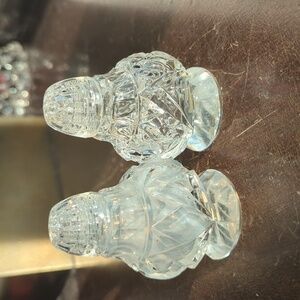 Cut Glass Salt And Pepper Shakers